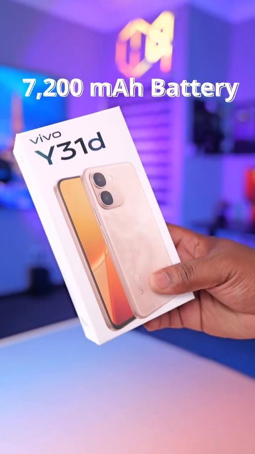 vivo Y31d starts at N269,800 or $186.

Specs:
-IP68/69 Dust and Water Resistant 
-6.75 inch 720P IPS LCD Panel with 120Hz Refresh Rate 
-Snapdragon 6s 4G Gen 2
-Android 16 with OriginOS 6
-50 MP Main camera and 8MP front camera 
-7,200 mAh battery with 44W fast charge support 

#vivo Y31d
