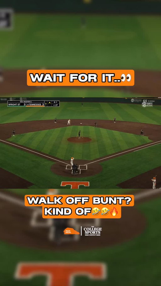 Fake Bunt turned WALK-OFF🤣🔥

@th3mannymarin_ comes in CLUTCH for the boys to get the dub last night vs Wright State💪😤

•
•
•
•

#GBO #GBO🍊 #Vols #GoVols #VFL