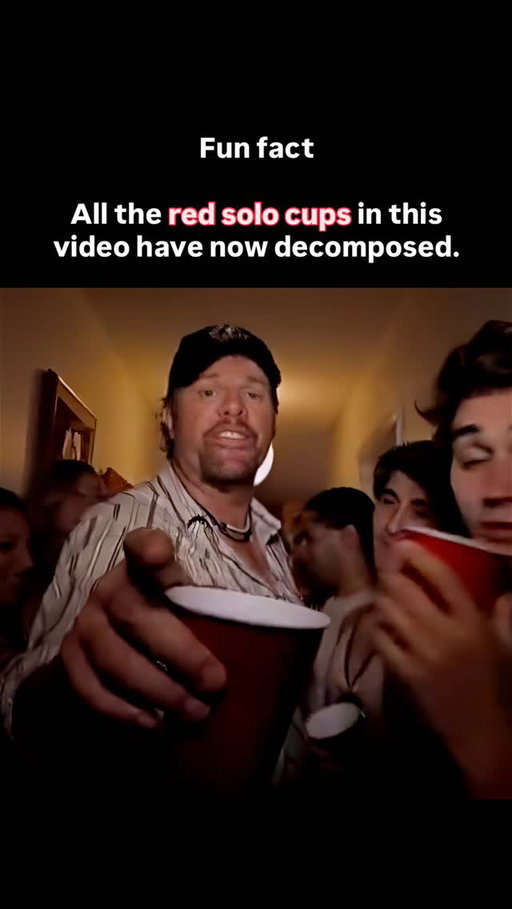 Follow (us) @COUNTRY only if you are a true fan of @country music! 🤠

Released in 2011, “Red Solo Cup” by Toby Keith became one of the most recognizable party anthems in modern country music. The song appeared on his album Clancy’s Tavern and quickly gained attention for its humorous, tongue-in-cheek lyrics celebrating the iconic plastic party cup found at backyard barbecues, tailgates, and college parties.

Unlike many of Keith’s more serious country songs, “Red Solo Cup” embraces pure fun. The track has a loose, almost spoken-word style that feels like a group of friends singing along after a few drinks. Its simple melody and playful energy made it incredibly catchy, turning the song into a fan favorite at concerts and parties.

The music video leaned into the comedy as well, featuring cameo appearances from several country artists and plenty of over-the-top party scenes. Despite its lighthearted concept, “Red Solo Cup” became a massive hit and one of Toby Keith’s most well-known songs. Over time, it evolved into a cultural staple, often played at tailgates, bars, and celebrations across the country.

#country #countrymusic #tobykeith