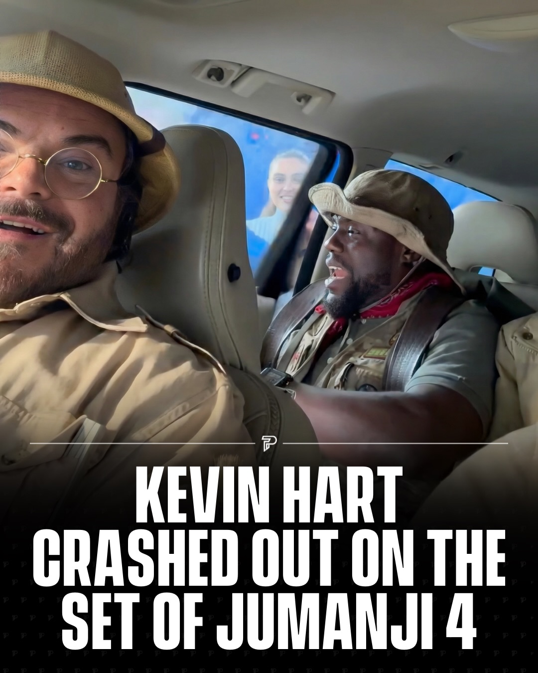 Kevin Hart was fully crashing out on the set of Jumanji 4 in a new behind the scenes clip posted by The Rock, while Jack Black looked like he was having the time of his life watching it happen. 😭

via @therock @kevinhart4real @jackblack

#Pubity #Viral #Film