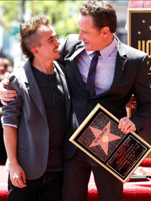 Happy 70th Birthday to the incredible @bryancranston. You're the person I look up to most in Hollywood and I'm lucky to have been able to play your son. I can't wait for everyone to see the new Malcolm episodes coming out next month!