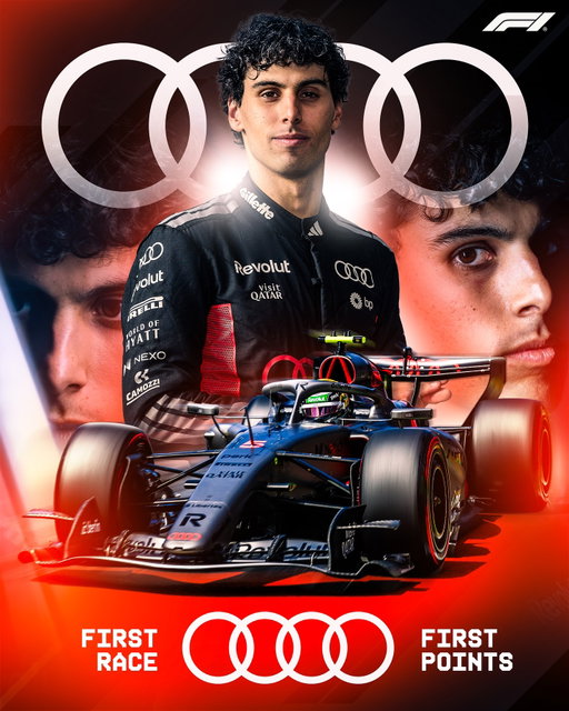 Kicking off the @audif1 era in the points 🤩👌

#F1 #Formula1 #AusGP @gabrielbortoleto_