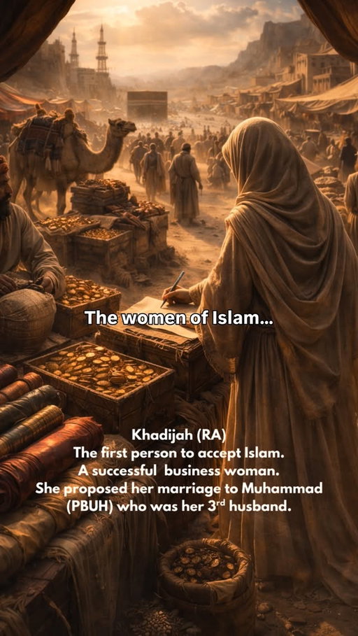 When people say women in Islam are oppressed, I wonder which history they’re reading. The women of Islam were scholars, leaders, businesswomen, warriors and healers - 1400 years ago. Happy International Women’s Day! 

Khadijah (RA)
A successful businesswoman and one of the most respected merchants in Mecca. She employed men to manage her trade caravans across Arabia, including the Prophet Muhammad PBUH. She was the first person to accept Islam and she was the one who proposed marriage to him. She had been married twice before.

Aisha bint Abu Bakr (RA)
One of the greatest scholars of early Islam. She narrated over 2,000 hadith, issued legal opinions, and senior companions would consult her for clarification on Islamic law. Her home became a centre of learning for the next generation of scholars.

Nusaybah bint Ka’ab (RA)
Known as Umm Ammarah, she defended the Prophet PBUH during the Battle of Uhud, standing between him and attacking soldiers. She suffered multiple wounds while protecting him and is remembered as one of the bravest companions in Islamic history.

Al-Shifa bint Abdullah (RA)
A scholar, teacher and expert in healing. She was trusted for her wisdom and was appointed by Caliph Umar (RA) to oversee the marketplace of Medina, effectively making her one of the first female public administrators.

Fatima al-Fihri
In 859, she used her inheritance to found Al-Qarawiyyin in Fez, Morocco, recognised as the oldest continuously operating university in the world. Education there was funded through charitable endowments so knowledge could be accessible to the community, the university was open to both men and women. 

History tells a very different story than the one we often hear today, and this is just 5 women out of the millions of Muslim women throughout history.