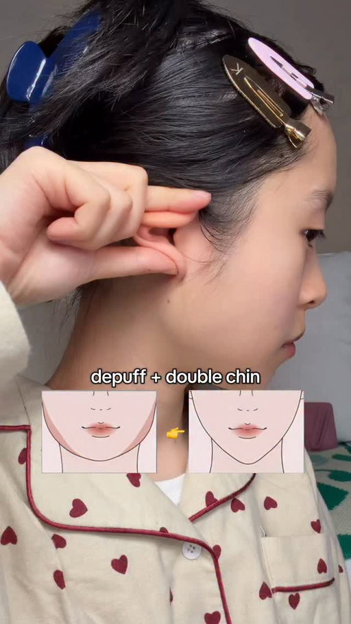 Facial excerise routine｡𖦹°‧⭑.ᐟ  if you want a glow up✨ 

#koreanskincare #facelift #smallface #guasha #doublechin smile lines, lymphatic drainage, Chinese beauty tips, Korean skincare tips, ear therapy