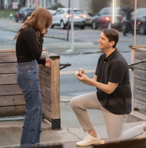 I think this makes me a Heisman Trophy winner? #engaged