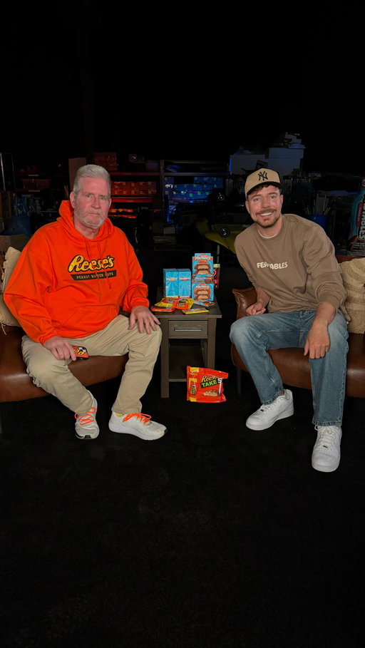 the grandson of the Reese’s inventor judged Feastables vs Reese’s 👀