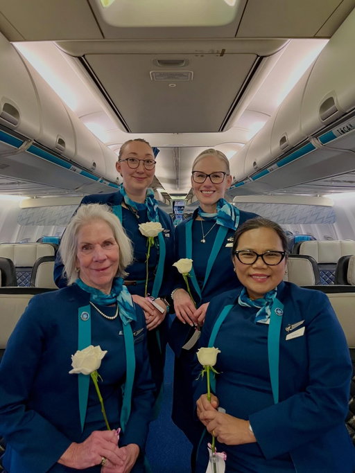 Today on International Women’s Day, we are proud to operate 8 all-female crewed flights honouring the women whose talent, leadership, and passion continue to shape aviation.  Swipe through to meet the amazing crews taking flight today and helping to inspire the next generation of women in aviation. #InternationalWomen’sDay #WomenInAviation #WestJet  Aujourd’hui, à l’occasion de la Journée internationale des femmes, nous sommes fiers d’exploiter 8 vols avec des équipages entièrement composés de femmes, afin de souligner celles dont le talent, le leadership et la passion continuent de façonner le secteur de l’aviation. Faites glisser l’écran pour rencontrer les incroyables équipages à bord des vols aujourd’hui, contribuant à inspirer la prochaine génération de femmes dans l’aviation. #JourneeInternationaleDesFemmes #FemmesDansLAviation WestJet