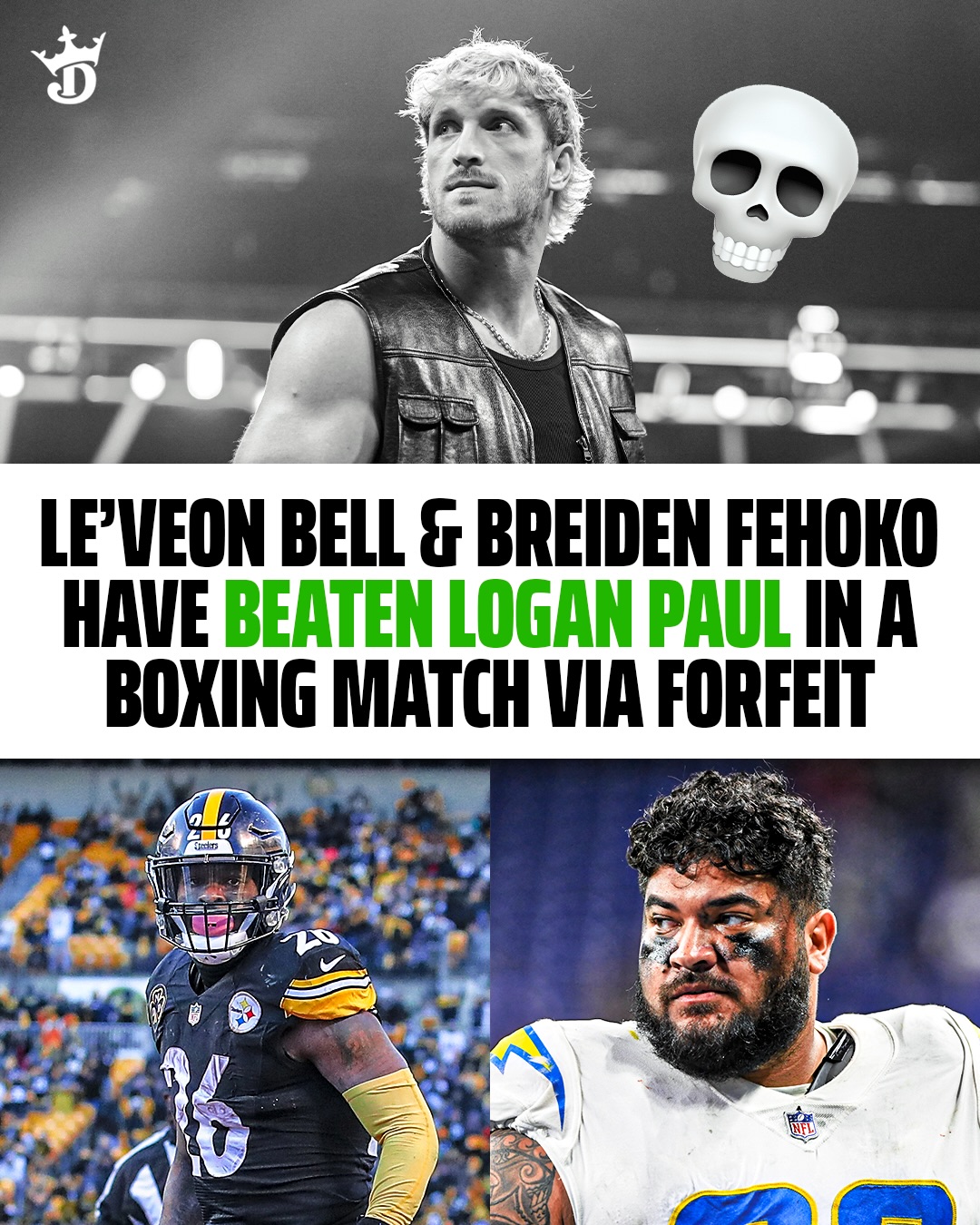 1-0 @bfehoko @leveonbell

The duo has beaten Logan Paul in a boxing match via forfeit 😂