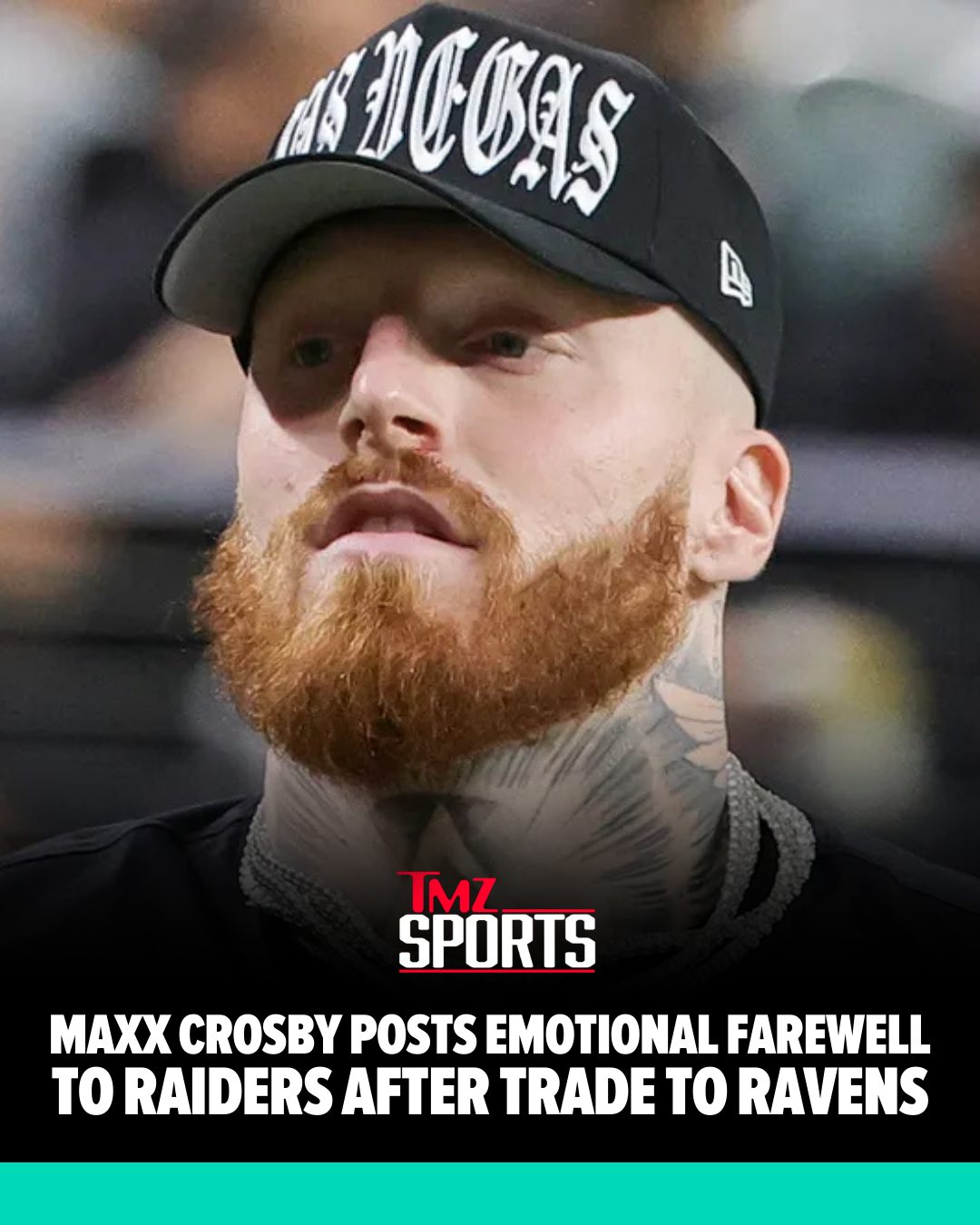 Maxx Crosby posted a bittersweet goodbye to Raider Nation on Saturday ... but it looks like he's still in disbelief that his time in Las Vegas is ending.