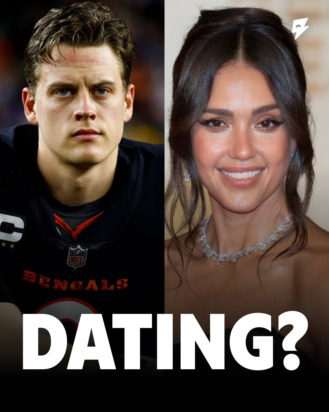 Joe Burrow was seen with Jessica Alba in Vegas 👀