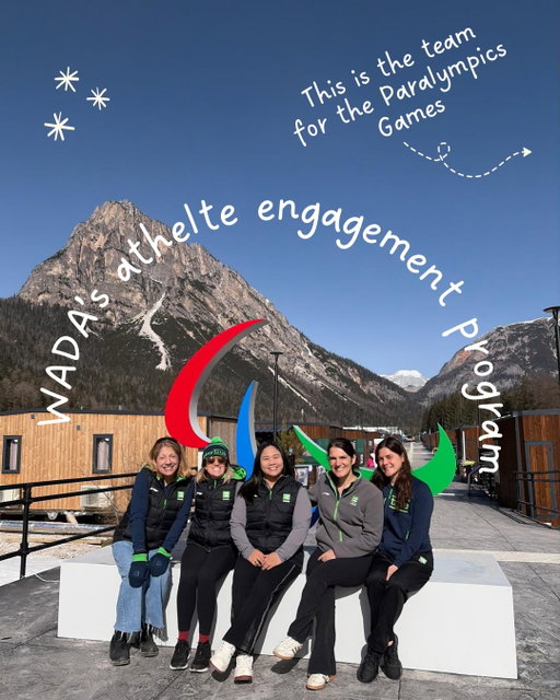 Athletes never really stop being athletes. Some of us just move to a different field of play 👏🏽

Proud to be part of the WADA Athlete Engagement Program team for the Paralympic Games.. and even prouder to do it alongside these amazing women. 💚