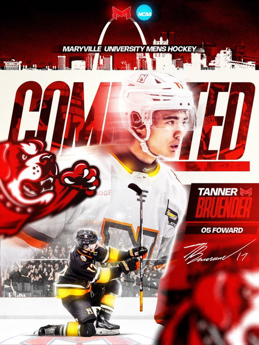 I’m extremely honored and excited to announce my commitment to play Division 1 hockey at Maryville University. I would like to thank my family, teammates, coaches, and everyone else who has helped along the way. #BigRedM