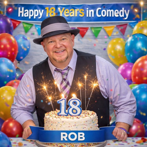 I'm finally legal in comedy! Today is my 18 years doing comedy from the 1st day I stood on stage at Joey's Comedy Club in Livonia, MI. It's been a long road...