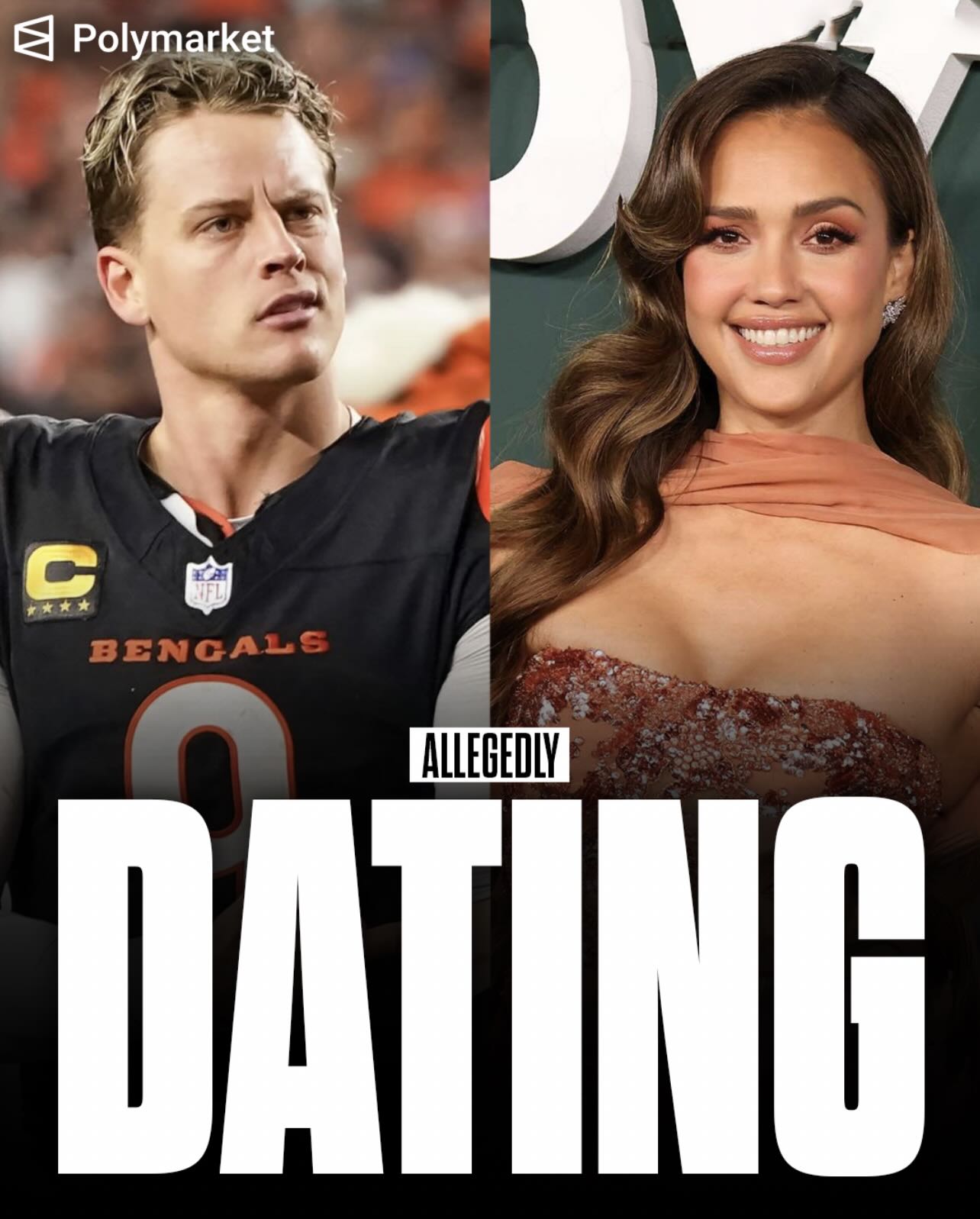 Joe Burrow was spotted with Jessica Alba in Las Vegas 😮‍💨

Burrow was in town for the UFC fight