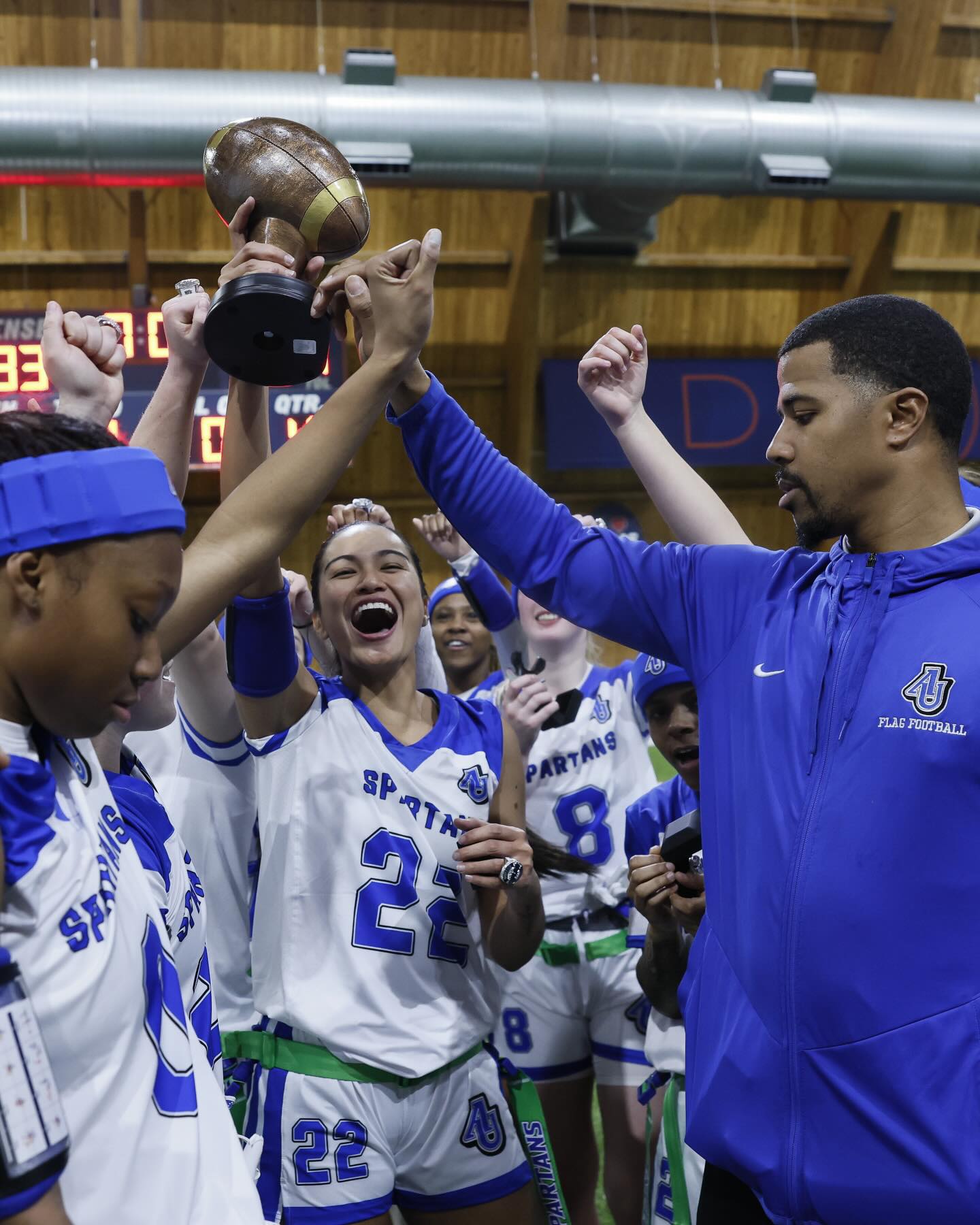 A fantastic way to celebrate International Women’s Day 👏 

This weekend, we hosted the Collegiate Women’s Flag Football Tournament in the Walter Payton Center. Congrats to our two winners, Aurora University and Illinois Wesleyan!