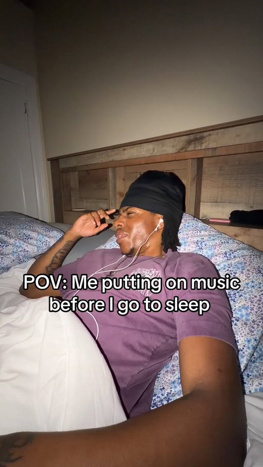 Me putting on music before I go to sleep 😂 #reels #viralreels #explore #explorepage