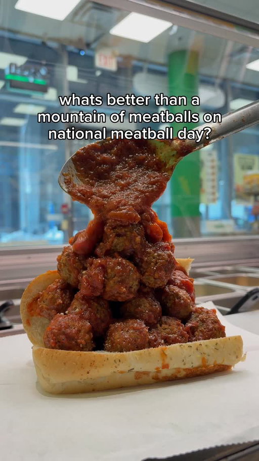 that's right, today only, you could win a pair of Toronto Raptors tickets. Buy a $4.99 6” Meatball Sub with your MVP account and use the code MEATBALLER to be entered

*NO PURCH. NECESSARY. 03/09/2026. Canadian adult MVP Reward members only. Qc excluded. Complete rules: https://www.subway.com/en-ca/legal/terms-of-use. Sponsor: Subway Franchise Advertising Trust Canada. $4.99 Meatball 6” Sub Redeemable at participating Canadian restaurants. Extras additional. Plus tax. Additional fees apply on delivery. 1 use per order. Cannot combine with other offers. Valid only on 3/9/26.