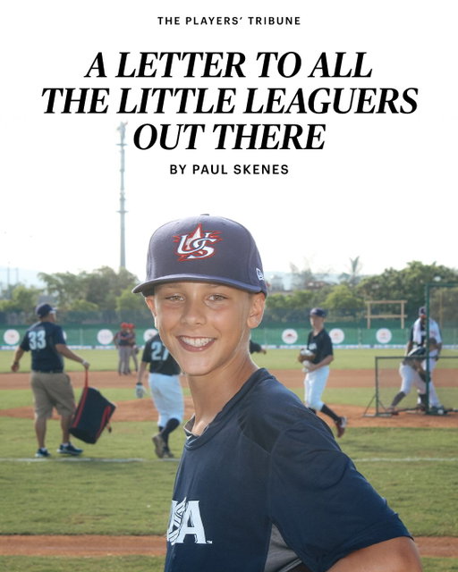 Before he takes the mound to represent the United States in the @wbcbaseball for the first time, @paulskenes writes a letter to the next generation. (Link in bio) • 📸: @robtringali