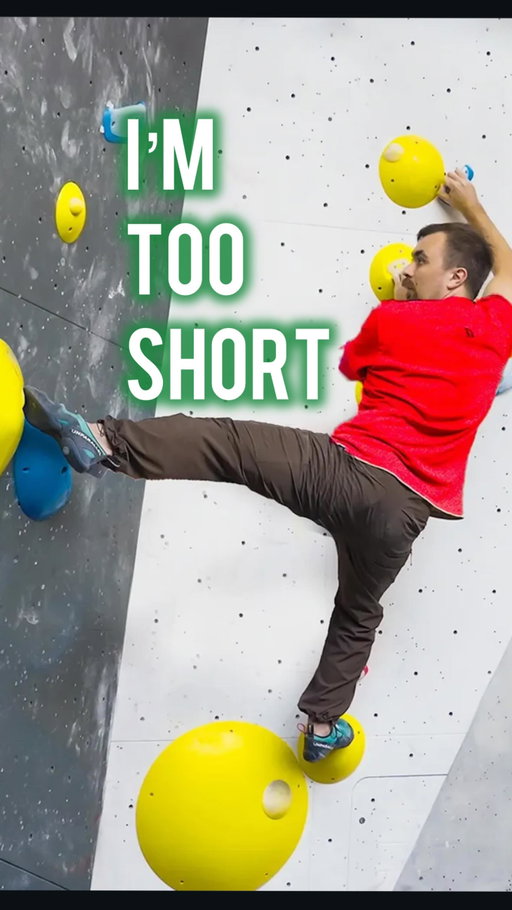 If you’re taller than @brookeraboutou you might want to retire the excuse “I’m too short” 😮‍💨 

Climbers love a good excuse, especially height related ones. But surely we can get more creative than just saying we’re too short or tall? Toss your favorite climbing excuse below and tag a friend who won’t let you get away with it 😜. Best one scores 3-months free access to Patreon and the 150+ hours of bonus content over there.