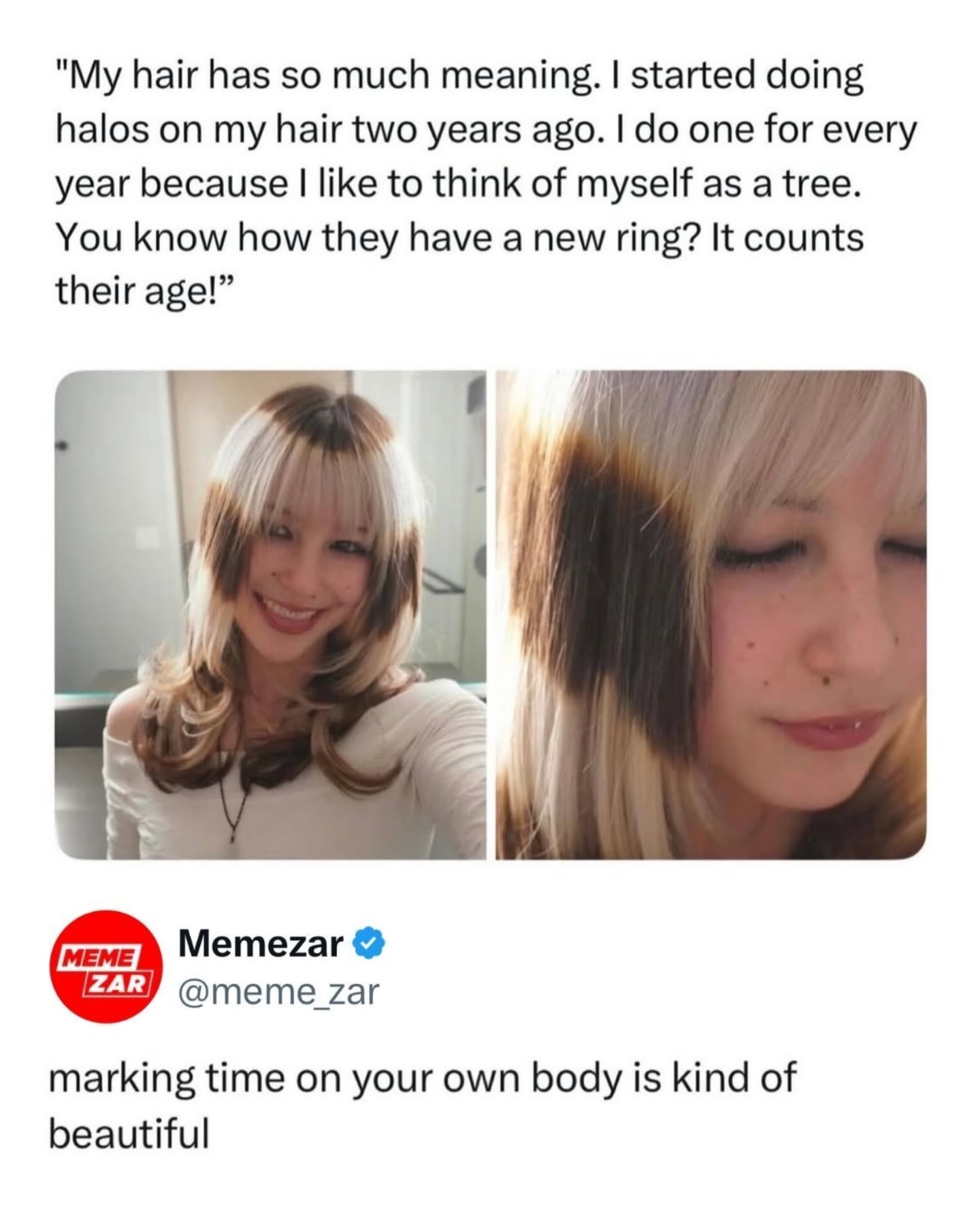 When your hair becomes a personal timeline 😳

Some people journal, some take photos… and Alysa Liu literally mark the years in their hair. It’s weirdly wholesome like carrying your own growth rings everywhere you go.

Like this content? Follow @memezar for more ❤️

#memezar #memes #interesting #alysaliu #skating