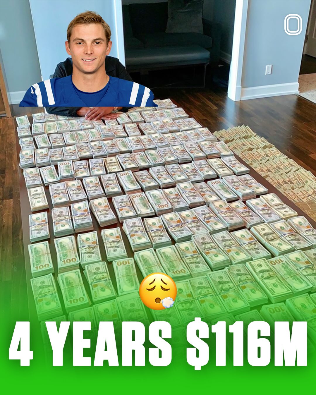 ALEC PIERCE JUST GOT A MF BAG 💰 (per @rapsheet)