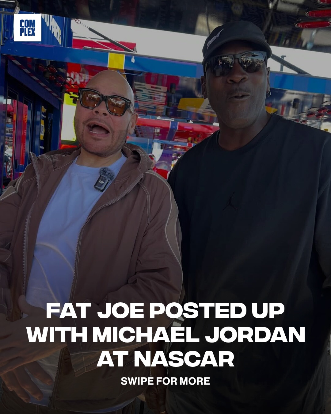 Fat Joe 🤝 Michael Jordan 

(📸: @fatjoe)