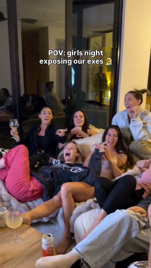 NO CHADS WERE SAFE 😂! for my birthday i hosted EX-POSED, where we studied the male species (our exes). we are basically WOMEN IN STEM.👩‍🔬 thanks to @tryoutofoffice for the giggles!! 🍹🥤 

safe to say we peed our pants laughing! so damn grateful for girlfriends who feel like sisters and are always a HECK YES to playing full out! 🥲🥹 also for the creeps in the comments - calm your tits. it wasn’t meant to be that serious😉😂.