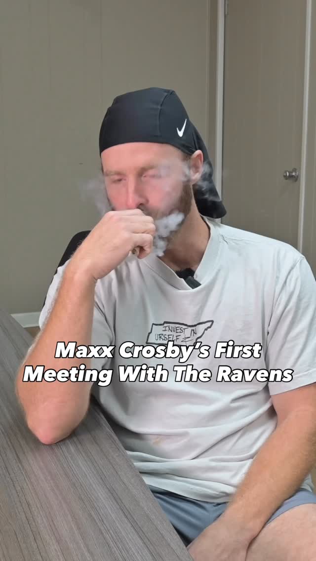 Maxx Crosby is going to be a menace in Baltimore.

#cookem