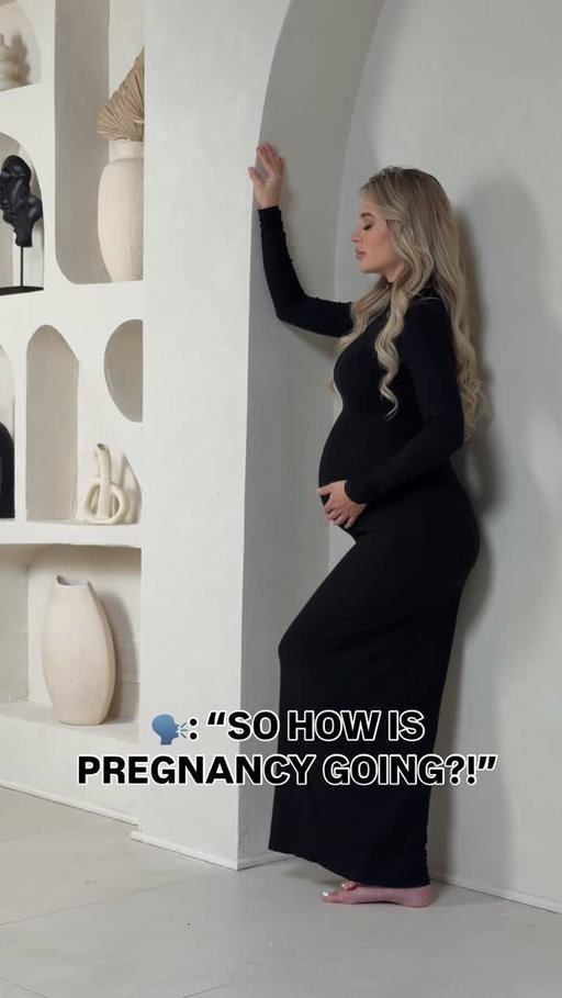 Who else felt this way? 🤭 How much weight did you gain during pregnancy? 🤰♥️