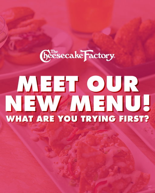New menu just dropped. Act accordingly.