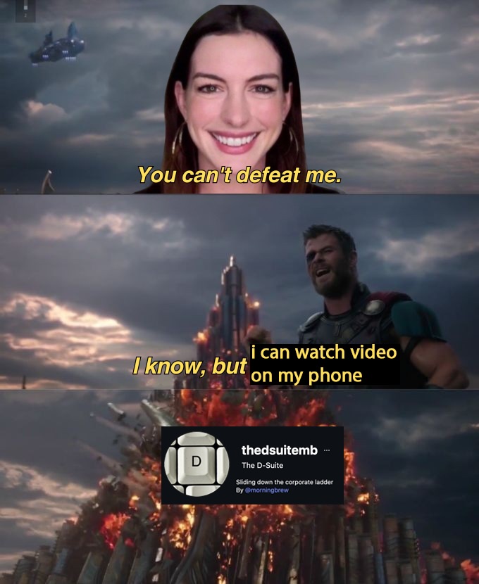 whats up losers? there’s a new Morning Brew account online. more focused on work-life less focused on work. 

Follow for new phone videos coming soon (today)