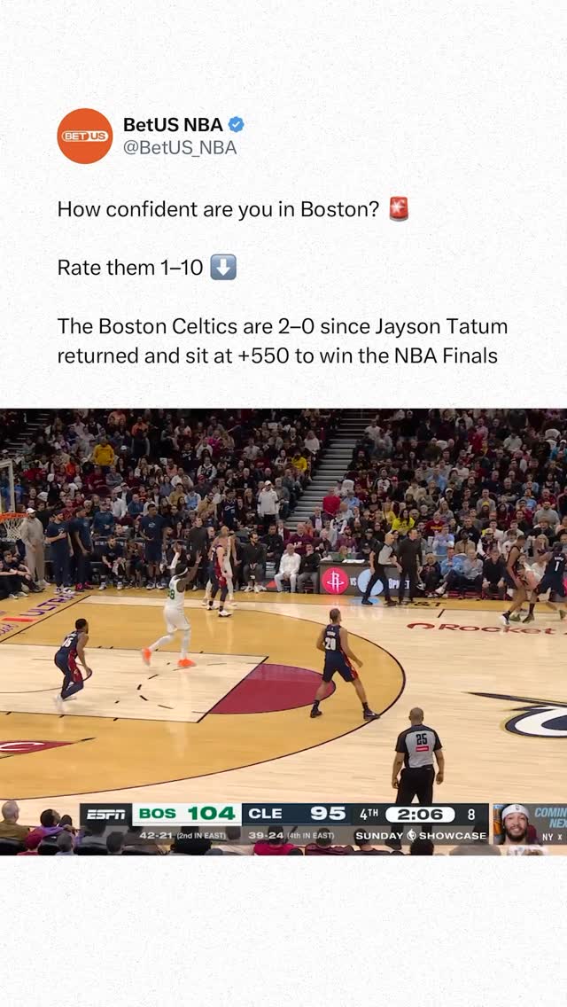 10/10. When Jayson Tatum is healthy, the Boston Celtics are scary. ☘️

Claim you 150% bonus now: link in bio