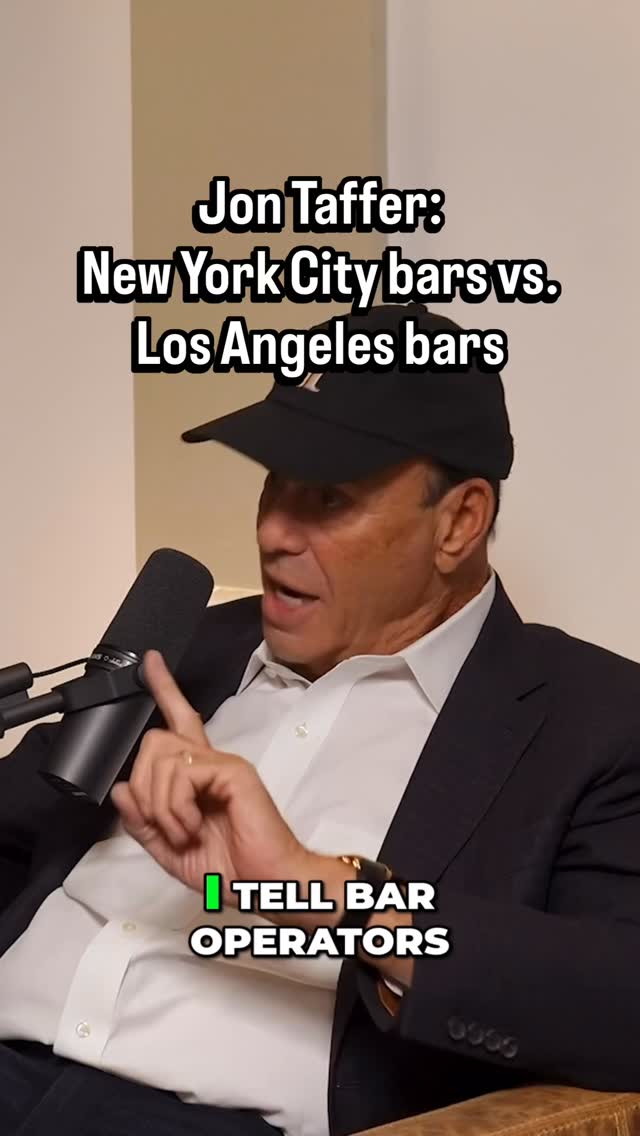 Another clip from my @brobible conversation with the legendary @jontaffer, on the differences between New York City bars and Los Angeles bars. 

Watch the full interview on the @brobible YouTube, and don’t forget to check out season 10 of @barrescuetv on @paramountnetwork 

As someone who has lived in both, there’s no doubt NYC takes this one. It’s the best bar city in the world. 

That’s not a knock against LA, my current home. It’s special in a different kind of way.

New Yorkers, what do you think makes bars in NYC so special? 

#newyork #nyc #losangeles #la #bars