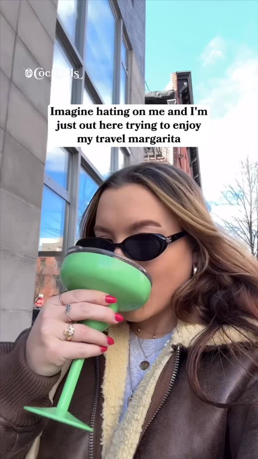 I’m just a girl.🍹 Shop the portable margarita tumbler at the link in our bio.

@cocktails may earn commission through links on our social.

#margaritas #margs #tumbler #gifting #cocktails