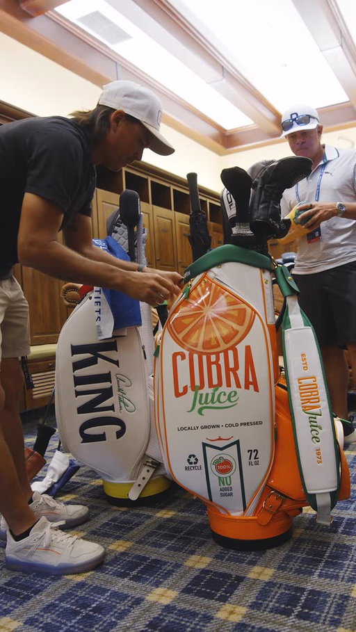 Quick bag swap for PLAYERS 🍊