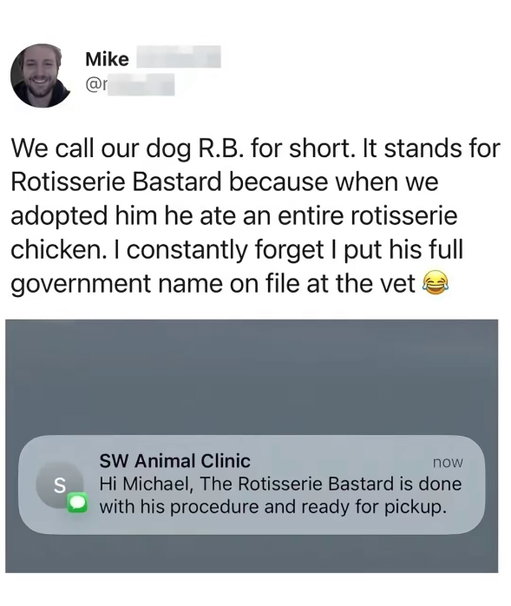 Not his full government name 🤣🍗
