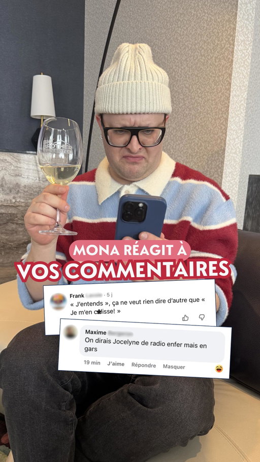 On a demandé à la reine du bien-cuit, Mona de Grenoble, de lire vos commentaires négatifs, confortablement installée au @marriottchateauchamplain . Parce que oui, on lit tous 👏 vos 👏 messages. Tourlou! 👋 #bbcelebrites