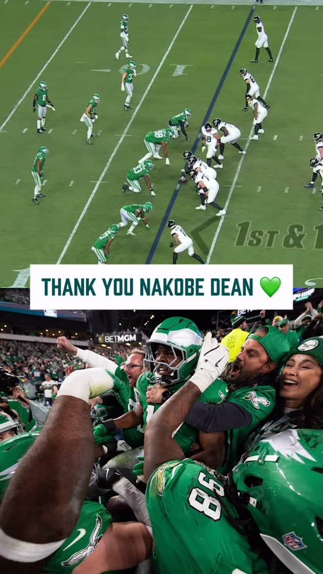 Thank you Nakobe 💚

Good luck in Las Vegas!