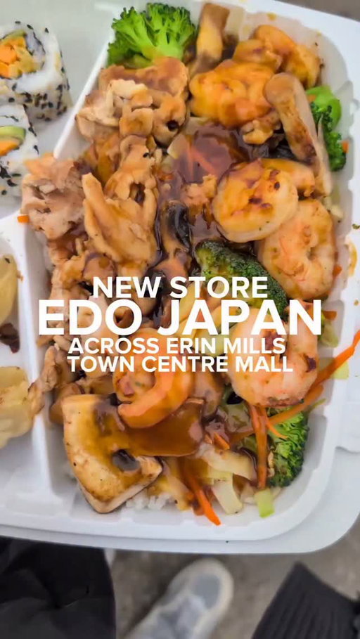 NEW EDO JAPAN LOCATION 🇯🇵 , ACROSS FROM ERIN MILLS TOWN CENTRE MALL

@edojapanofficial

🫰🏻follow @lawlam.eats for more food recs
.
📍2635 Eglinton Ave W, Mississauga, ON L5M 7E1
.
.
#ad #sponsored #EdoJapan #HonourTheCrave