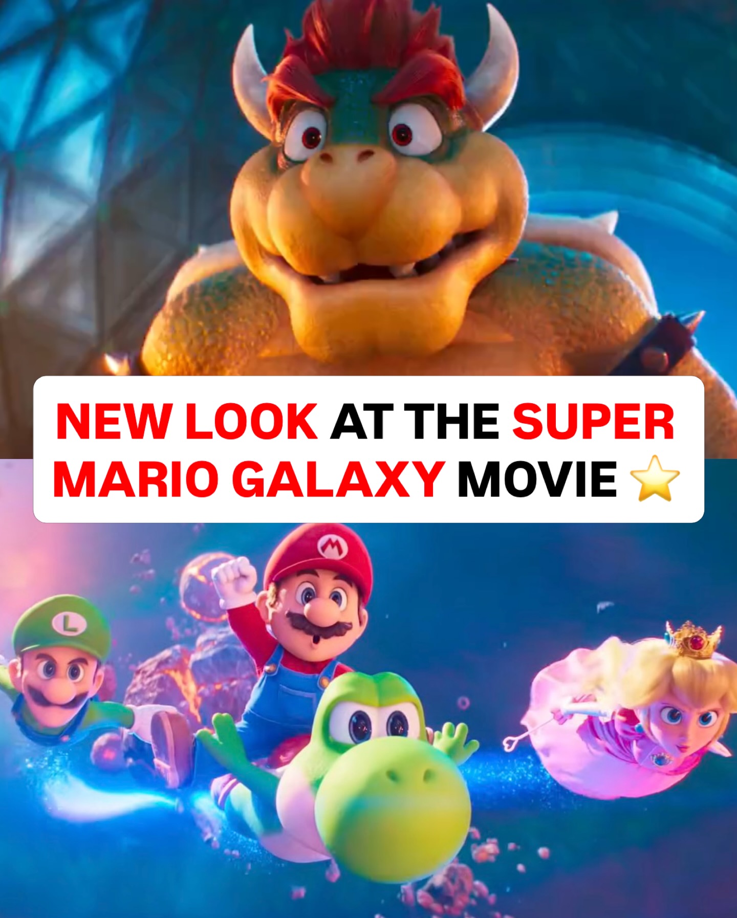 Will y’all be seeing the Super Mario Galaxy movie on April 1⁉️🍿