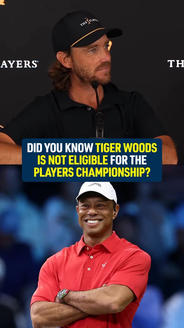 Tiger Woods is not eligible for the Players Championship this year, and nobody was more surprised to hear that than Tommy Fleetwood.
