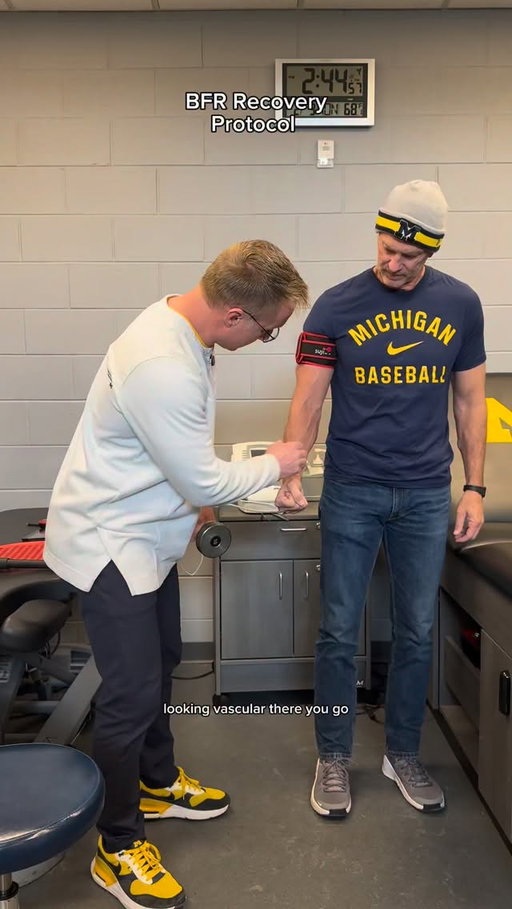 Blood Flow Restriction (BFR) recovery protocols … give it a try. 

#MedicalTraining #health #michigan #FYP #wellness