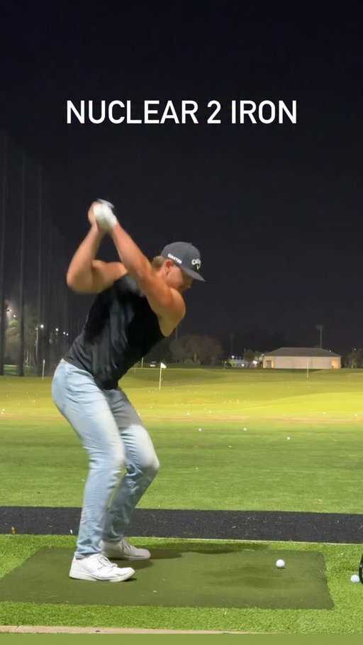 300+ Yard Carry. This new @callawaygolf 2 Iron is a weapon.

#golf #golfswing #sports #fitness #athlete