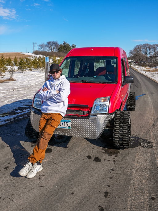 I broke my new van, put my friends Mustang on a pole then filled his house with packing peanuts, won a cheap snowmobile challenge, watched my friends do a 10 minute cold plunge (laughed the whole time), took my cousin knife shopping after his wisdom teeth surgery, got a new car, got a hair cut and then asked my friends to be my groomsman (the last slide shows how) 🤣 This is a recap of my last two weeks 🤓