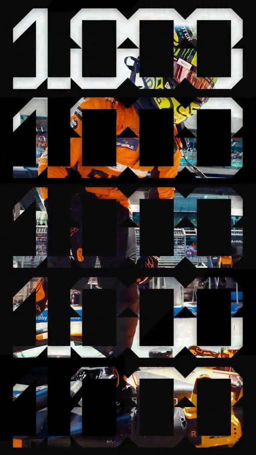 Celebrating a milestone in McLaren Racing history 🧡

1,000 Grands Prix in the making 🏁

#McLarenF1