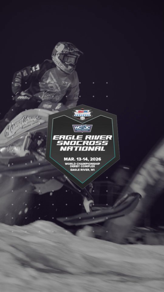 🔥 MARCH 13 & 14, 2026, the World Championship Derby Complex will host the Eagle River Snocross National!

 ❄️See the snow at the WCDC Track Cam: https://derbycomplex.com/track-cam/ 

🎟️ Get your tickets online or at the gate: https://derbycomplex.com/events/eagle-river-snocross-national/ 

🔥 FB Event: https://www.facebook.com/events/888142407305922

🏁 Keep Racing Positive
