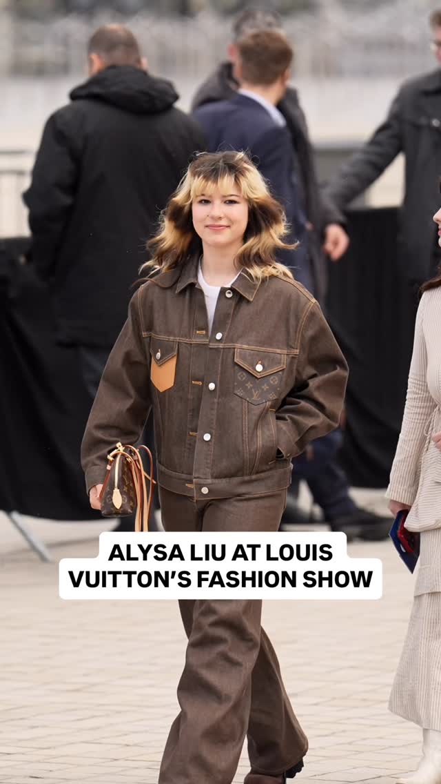 FOLLOW @DRIP FOR MORE ‼️ Alysa Liu attends Louis Vuitton’s Fall/Winter 2026 show in Paris 🔥 What do y’all think of her fit ⁉️