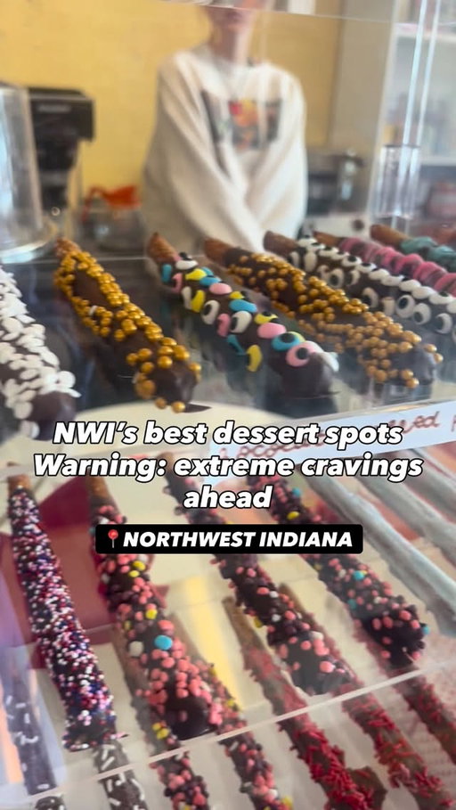 Best places to get a sweet treat in #NorthwestIndiana…

Life’s short. Eat the dessert. Start at these Northwest Indiana spots. ⬇️

🍭 Albanese Confectionery - 5441 E Lincoln Highway, Merrillville, IN 46410 

🧁 Designer Desserts - 56 Lincolnway, Valparaiso, IN 46383

🍩 Cielito Lindo Café - locations in Hammond & Whiting 

🍪 Crave Cookies - 116 Indianapolis Blvd Suite A, Schererville, IN 46375

🥖 Butterfingers Bakery - locations in Crown Point, Highland & Munster

🍰 Eat Da Cake - 330 E U.S. Hwy 30, Schererville, IN 46375

🥐 Marilyn’s Bakery & Café - locations in Hobart & St John

🍫 Morkes Chocolates - 13301 Lincoln Plaza Way, Cedar Lake, IN 46303

🍯 Say it with a Cookie - 805 N Main St, Crown Point, IN 46307

🍬 The Sweet Tooth - 227 1/2 Ridge Rd, Munster, IN 46321

🔥 Toasted S’mores Company - 422 E Commercial Ave, Lowell, IN 46356

☕️ What’s Shaken Café - 1000 Eagle Ridge Dr Suite E, Schererville, IN 46375

🥮 OMG Pastries - 328 Ridge Rd, Munster, IN 46321 

🍩 Parlor Doughnuts - locations in Munster, Crown Point & Valpo

🍞 Rise’n Roll Bakery - locations in Valpo, Schererville, Cedar Lake

(PS: for sweet treats that will always wait for you in the pantry- check out local Girl Scout cookie pop-ups!) 

What spot should we try next?? (For research purposes, of course…) 👩🏻‍🔬