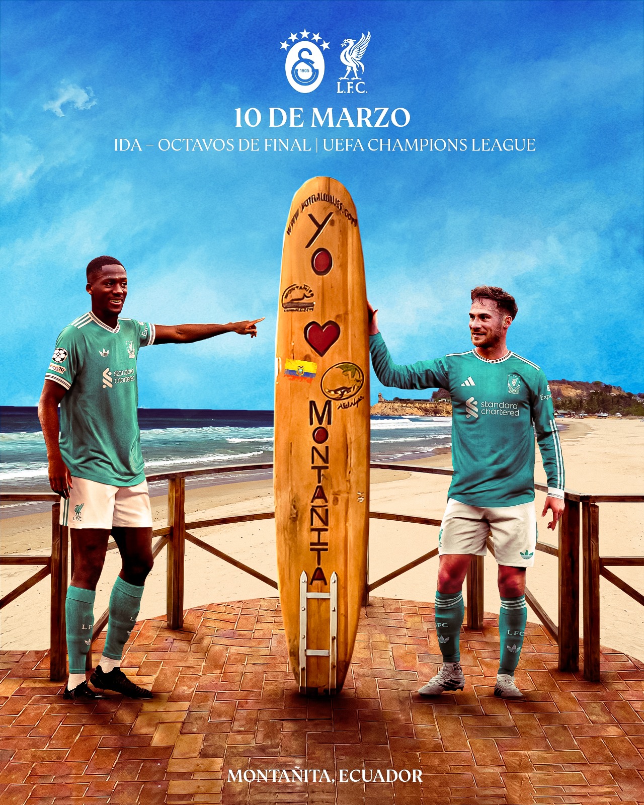 ¡Hoy es día de Champions League, Reds! 👊🔴

📍 ¿Qué rincón emblemático de tu país nos recomendarías para la próxima visita?