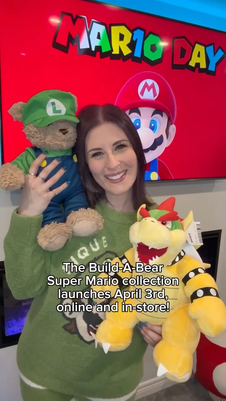 🍄 HAPPY MAR10 DAY, FRIENDS! 🎉❤️ This is a special year for Mario, as Nintendo is celebrating Super Mario Bros. 40th anniversary! 

To help celebrate Mar10 Day, @buildabear sent me a lovely surprise box, and it included a sneak peak of their upcoming Super Mario collection! ✨The collection features plushies of Bowser, Yoshi, and outfits inspired by Mario, Luigi, and Princess Peach! The Build-A-Bear Super Mario collection launches April 3, online and in-store, and you can sign up on BuildABear.com to be notified when the plush drops online and in stores!

A big thank you again to @buildabear for gifting me these awesome and adorable plushies! I’m a HUGE Mario fan and I absolutely adore them! 😭❤️

#MAR10Day #BuildABearMar10Day #buildabear #supermario #supermariobros